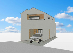 【建物完成イメージパース】
建物参考価格：2165万円～
※イメージ画像と実際の物件とは異なる場合がございます。
