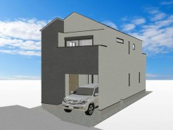 【建物完成イメージパース】
建物参考価格：2165万円～
※イメージ画像と実際の物件とは異なる場合がございます。
