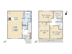 【2号棟】3LDK+FC+Pantry+カースペース2台