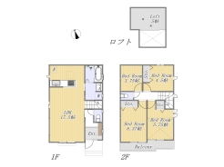 【E号棟】3SLDK+ロフト+カースペース