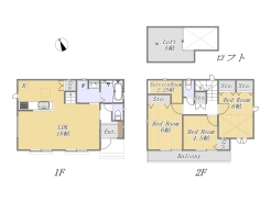 【G号棟】3SLDK+ロフト+カースペース