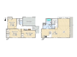 【2号棟】1LDK+2S+床下収納
