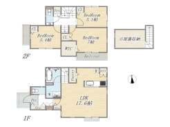 【参考プラン】建物参考価格：2190万円｜建物面積：87.19㎡（26.37坪）