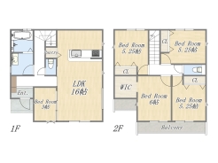 【4号棟】5LDK+WIC+Pantry+カースペース2台