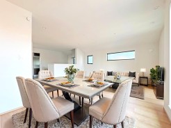 【LDK：A号棟】
本画像はCGで作成しており、実際に現地に家具は配置しておりません。また、価格に家具は含まれません。