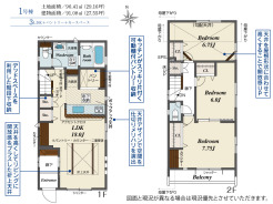 【間取り図】3LDK+パントリー+床下収納×2
