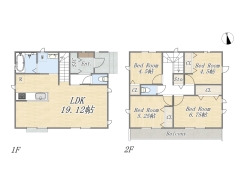 【間取り図】4LDK+SIC+カースペース2台可