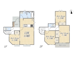 【F号棟】4LDK+カースペース
