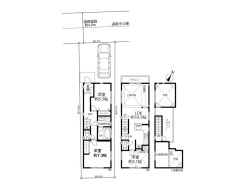 【間取り図】3LDK+グルニエ+ルーフバルコニー+カースペース
