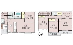 【B号棟】4SLDK+カースペース2台