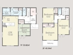 【2号棟】4LDK+SIC+カースペース2台