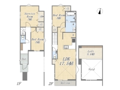 【1号棟】2SLDK+Loft+ビルトインガレージ