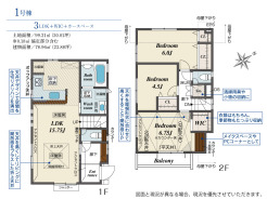【1号棟】3LDK+WIC+カースペース
