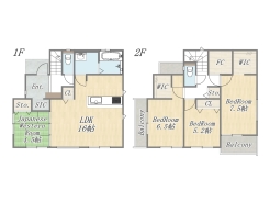 【参考プラン】Plan：4LDK+2WIC+SIC+FC+カースペース2台可｜建物面積：104㎡