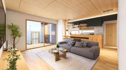 【内観イメージパース：LDK】
※イメージ画像と実際の物件とは異なる場合がございます。
