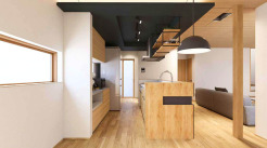 【内観イメージパース：Kitchen】
※イメージ画像と実際の物件とは異なる場合がございます。
