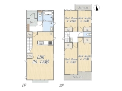 【B号棟】4LDK+カースペース2台