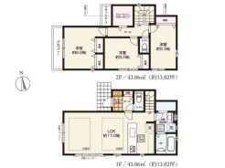 【4号棟】3LDK+WIC+カースペース2台
