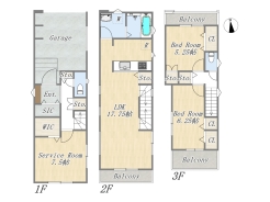 【間取り図】2SLDK+WIC+SIC
