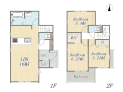 【参考プラン】Plan：3LDK+WIC+SIC+ワイドバルコニー｜建物参考価格：2000万円