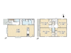 【A号棟】4LDK+カースペース2台