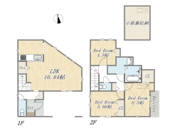 【1号棟】3LDK+小屋裏収納+ビルトインガレージ