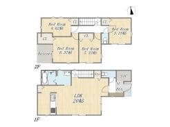 【3号棟】4LDK+SIC+ワイドバルコニー+カースペース