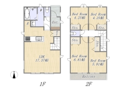 【E号棟】4LDK+カースペース2台
