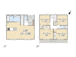 【F号棟】4LDK+カースペース
