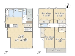 【E号棟】4LDK+カースペース
