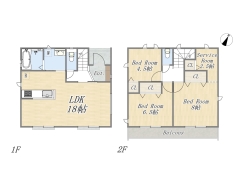 【間取り図】3SLDK+カースペース

