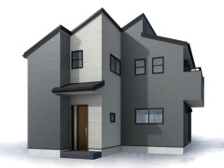 【建物完成イメージパース】
洗練されたモノトーンの外観が、都市に調和する静謐な佇まいを演出。時を重ねるごとに深まる風格を感じさせる、品格ある邸宅。
※イメージ画像と実際の物件とは異なる場合がございます。