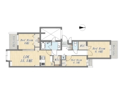 【間取り図】
3LDK+2WIC+SIC