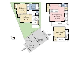 【間取り図】3LDK+パントリー
