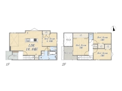 【間取り図】4LDK+カースペース2台