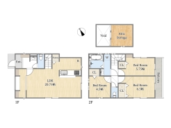 【5号棟】3LDK+小屋裏収納