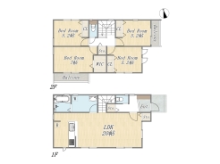 【1号棟】4LDK+WIC+カースペース2台
