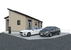【建物完成イメージパース：6号棟】