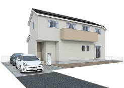 【建物完成イメージパース：4号棟】