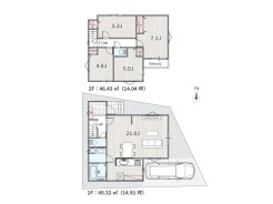 【参考プラン】
建物参考価格：1670万円／建物面積：95.75m2
