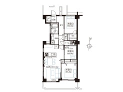 【間取り図】3LDK+WIC