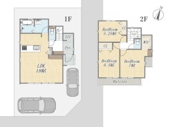 【6号地 参考プラン】
Plan:3LDK+2WIC+SIC
建物参考価格:2000万円
建物面積:89.84㎡