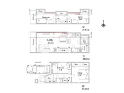【間取り図】 A号棟
