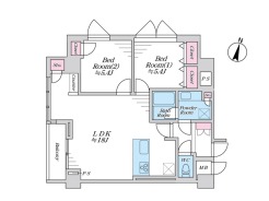 【間取り図】2LDK