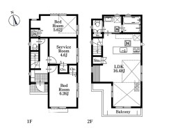 【間取り図】
2SLDK