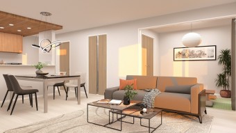 【建物完成イメージパース】 建物参考価格：2000万円 建物面積：100m2（30坪） ※イメージ画像と実際の物件とは異なる場合があります。