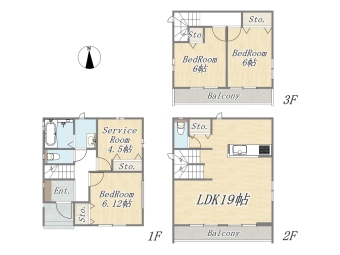 【C号地】ZEH水準仕様住宅！住宅性能評価書取得物件！ Plan：3SLDK 建物面積：99.77㎡｜建物参考価格：1600万円