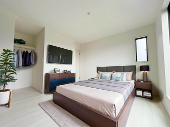 【Room 7.25帖：2号棟】 本画像はCGで作成しており、実際に現地に家具は配置しておりません。また、価格に家具は含まれません。 