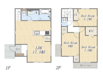 【参考プラン】 Plan：3LDK+WIC
