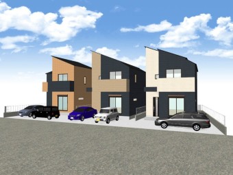 【建物完成イメージパース】 ※イメージ画像と実際の物件とは異なる場合がございます。 